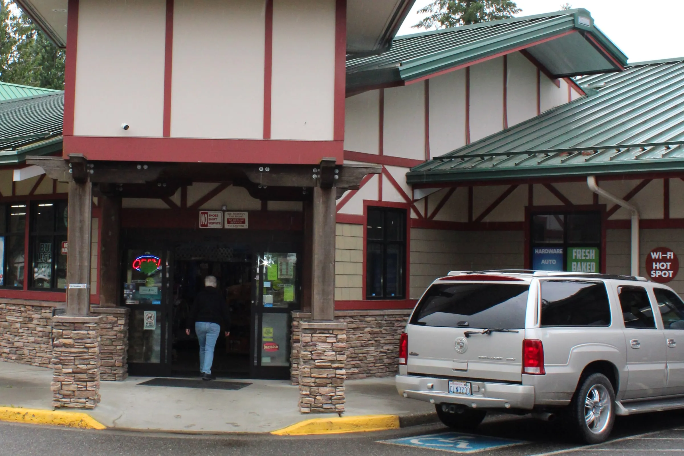 Maple Fuels in Maple Falls, the last fuel and hardware stop before the mountain